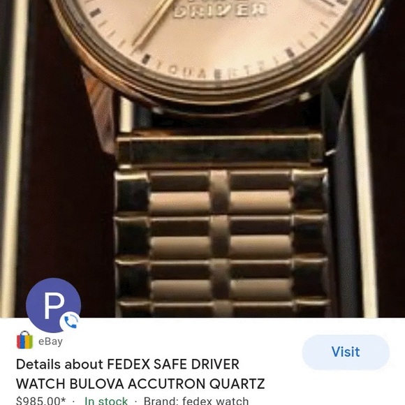 BULOVA limited edition federal express ⌚️👀 RARE - Picture 2 of 2